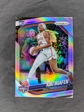 2025 Panini Prizm WNBA Kiki Iriafen Silver Rookie Prizm #72 RC WNBA All-Star ROY