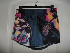 Great adidas girls size L 14 black print shorts NWT regular fit