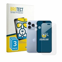 3X Panzerfolie Schutzglas Apple Iphone 18 Pro Max (Display+Kamera) Displayschutz