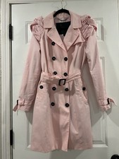 Rare vintage Burberry Prorsum dusty pink cotton trench coat