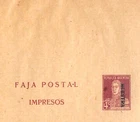ARGENTINA Postal Stationery 4c Wrapper *MUESTRA* SPECIMEN Unused WK426