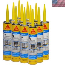 Polyurethane Sealant Black 10.3 fl oz Pack of 12 High Performance Waterproof