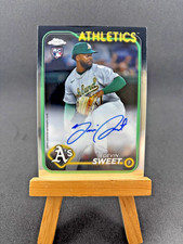 Devin Sweet 2024 Topps Chrome Update Rookie Autographs #RA-DS Athletics RC