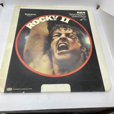 VTG 1981 Sylvester Stallone ROCKY II RCA SelectaVision VideoDisc MGM/RCA/United
