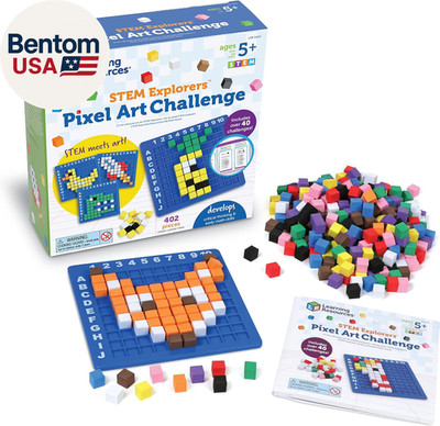 STEM Explorers Pixel Art Challenge - Science Kits & STEM Activities for Kids, Pa