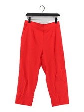 Lululemon Women's Trousers UK 10 Red Nylon