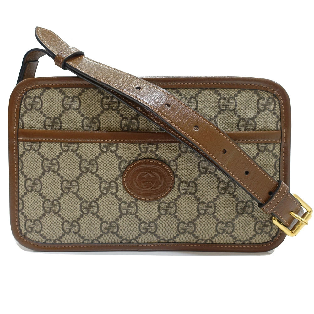Gucci Interlocking G Shoulder Bag 658572 2067 GG Supreme Canvas