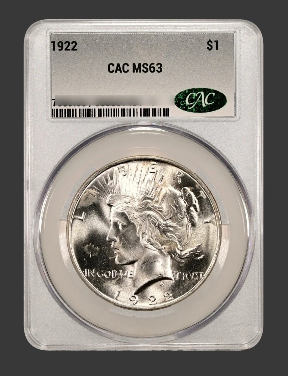 1922 Uncirculated Peace Dollars for sale | eBay
