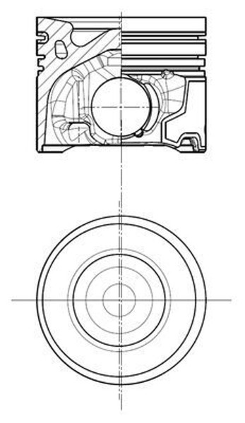 Mahle Kolben 039 PI 00139 000 FüR Opel Combo GroßRaumlimousine K9 Crossland P17-image