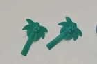 Barbie Vintage 1987 California Dream Doll Earrings Green Palm Trees REPLACEMENT