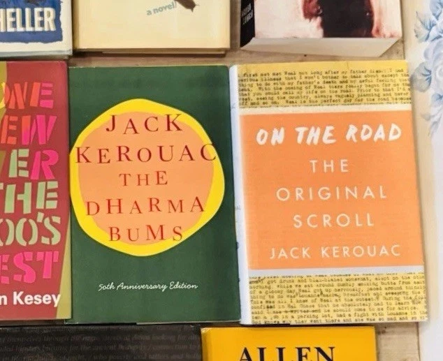 ON THE ROAD-DHARMA-TRISTESSA-Lot 8 JACK KEROUAC HC/11 Titles-OTR:1st Ed. Library Foto 2 de 4