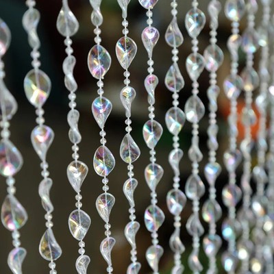 Acryl Perlen Vorhang 20 Schnur Hänge Panel für Tür Fenster Deko