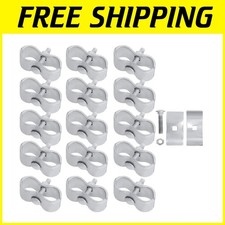16 Dog Kennel Panel Clamps - Galvanized Steel