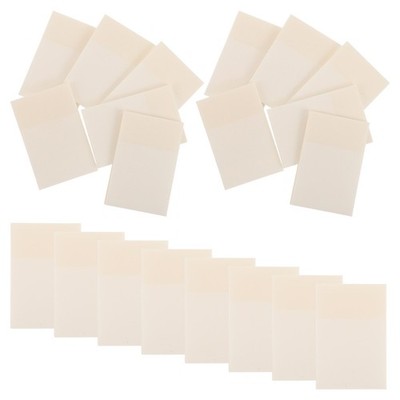 20 Pcs Transparent Stick Notes Aesthetic Pads Inspirational Post