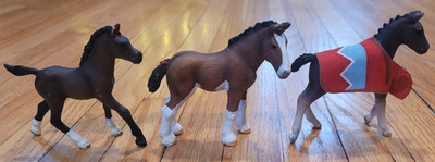 Lot of Schleich foals horse toys