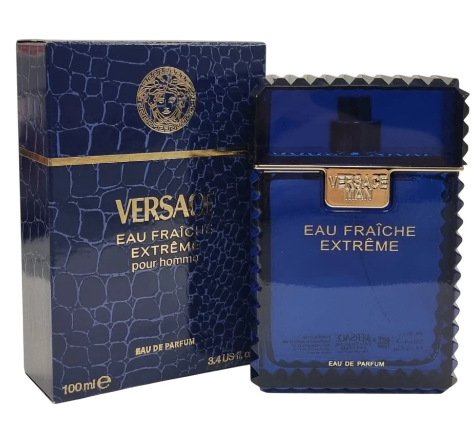 NUEVO Versace EAU FRAICHE EXTREME PARA HOMBRES 3,4 oz - 100 ml SELLADO Foto 2 de 4