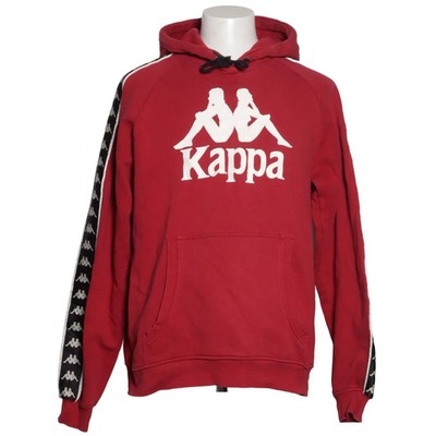 Kappa, Kapuzenpullover, Größe: L, Rot, Baumwolle/Polyester, Print, Herren #Hmf