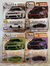 NEW 2025 Auto World 21 Dodge Charger SRT Hellcat Redeye RED, GREEN WHITE LOT 4