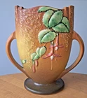 Roseville Pottery Fuchsia Pillow Vase 896-8" Excellent Condition!