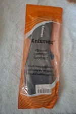 Knixmax Grey Mens Insoles size 12 US Extreme Comfort Footbed Breathable Cooler