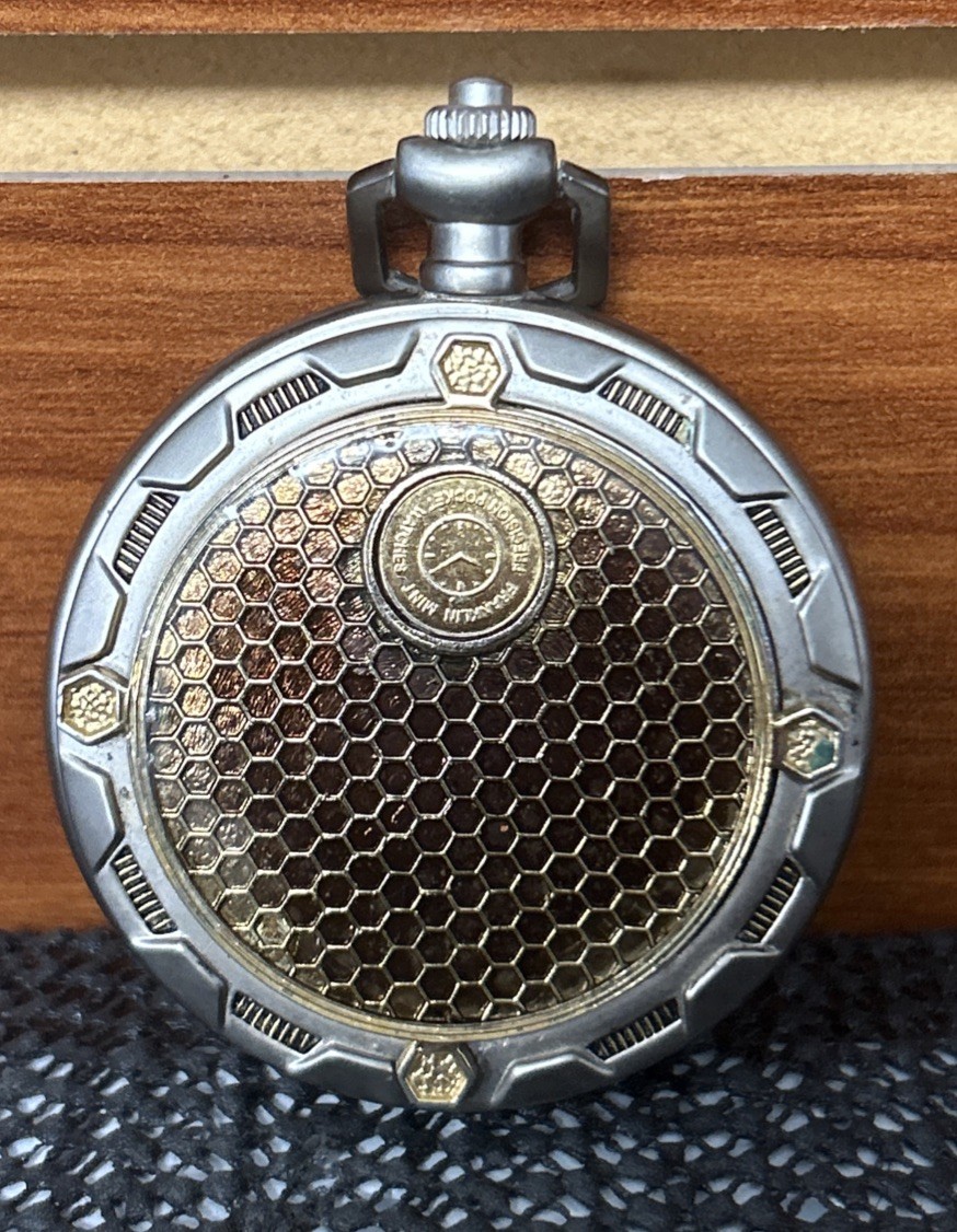 Franklin Mint Star Trek Pocket Watch With 15 Inch Chain No Battery