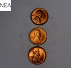 1944+1950-D+1950-S Lincoln Wheat Cent Set/Lot ~ Gem BU Red ~ ZWL96