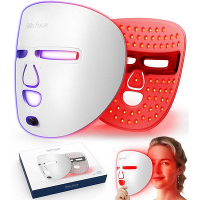 LED Face Mask Red Light Therapy Facial Care Device for Skin Rejuvenation Home Us
