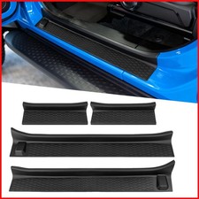 2018-2025 Jeep Wrangler JLU Gladiator JT 4 Door Sill Guards Black