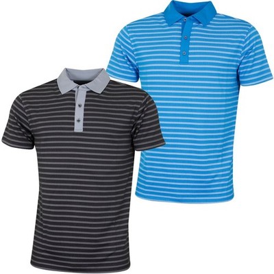 Bobby Jones Herren Regel 18 Tech Monte Carlo Stretch Golf Poloshirt S