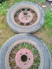Vintage Pair 1929-1931 Chevrolet Pontiac 19 Wire Wheels 5 Lug Antique Oem Vintage Pair 1929-1931 Chevrolet Pontiac 19 Wire Wheels 5 Lug Antique Oem