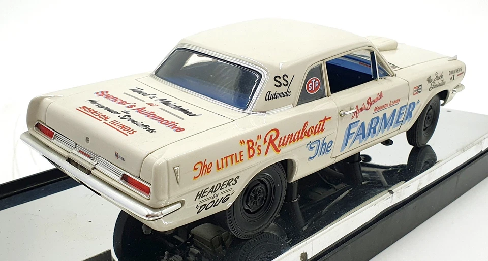 Highway 61 1/18 Scale 50150 - 1963 Pontiac Super Duty 'The Farmer' Cream - Image 2 of 4