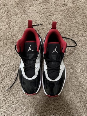 Size 10 - Air Jordan Stay Loyal 3 White Black Gym Red