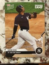 2020 TOPPS NOW CARD RTOD SUMMER CAMP WAVE 3 CARD YANKEES AARON HICKS OD-512