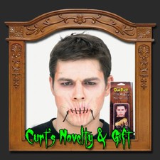 LATEX SEWN MOUTH GORY EFFECT APPLIANCE F/X MAKEUP