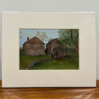 ''McCormick's Mill'' Giclee Print with Matte - Capturing History by T J Word'' 5x7''