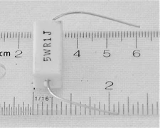 Renfrew Cement Resistors 1 ohm 5 watt 5% 3 pieces