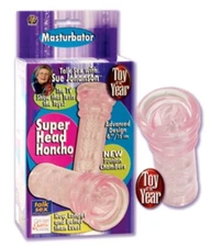 Sue Johanson Super Head Honcho Powerful & Tight Suction Masturbator, New
