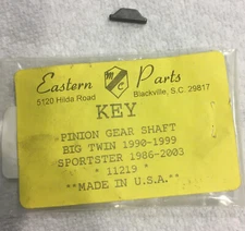 Qty 1 Eastern Motorcycle Parts Pinion Shaft Gear Key A-11219 OEM Part 0950-0220
