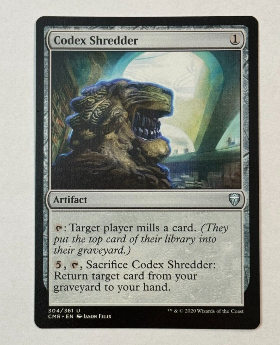 マジック：ザ・ギャザリング Commander Legends MTG Magic CMR Commander Legends Codex Shredder - Uncommon | eBay