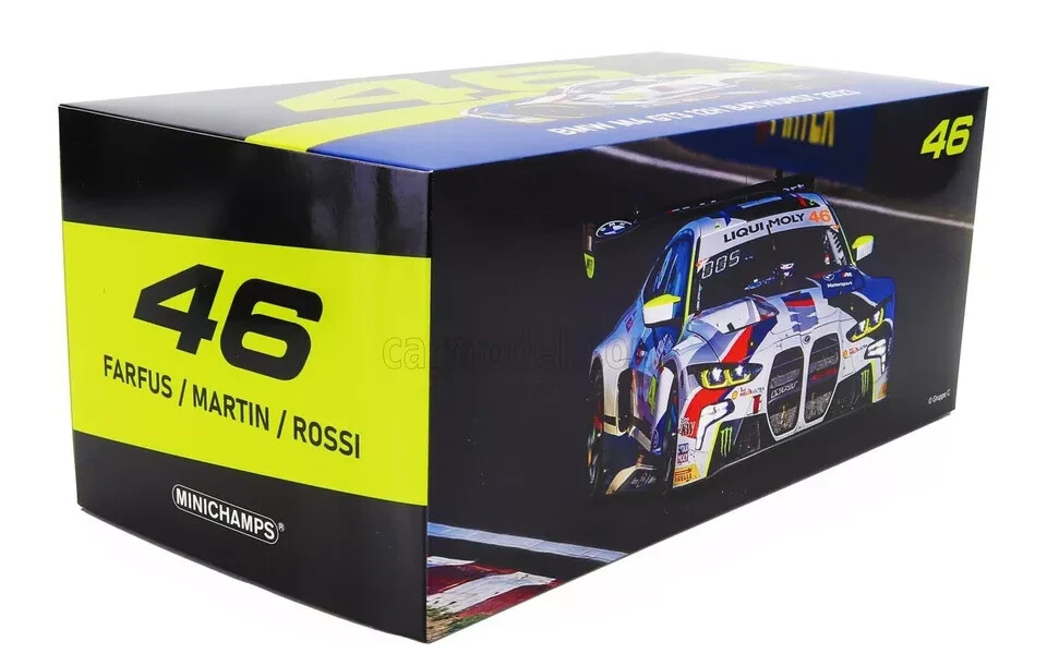 世界限定749台VR46 BMW M4 GT3 1/18 minichamps 世界限定749台VR46 BMW M4 GT3 1/18 minichamps