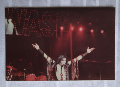 W.A.S.P Original Concert Photo Type 1 First Generation Kodak Paper           23j