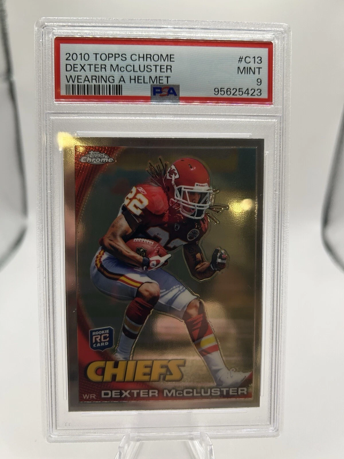 Dexter McCluster Topps Chrome #C13 Wearing A Helmet