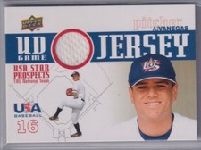 2009 Upper Deck Signature Stars USA Star Prospects Jerseys #18 AJ Vanegas