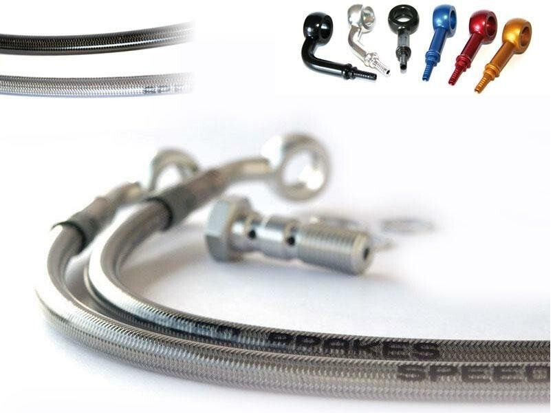 Kit durite frein arrière inox Honda VTR 1000 performance freinage stable