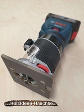 Anschlagplatte Gleitplatte Fr&auml;splatte Bosch GKF 18V-8  Oberfr&auml;se Kantenfr&auml;se