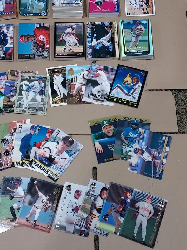 Lot of 1100+ Baseball Card Inserts 1990-2000 No Duplicates Topps Gold U D Encore - Image 3 of 4
