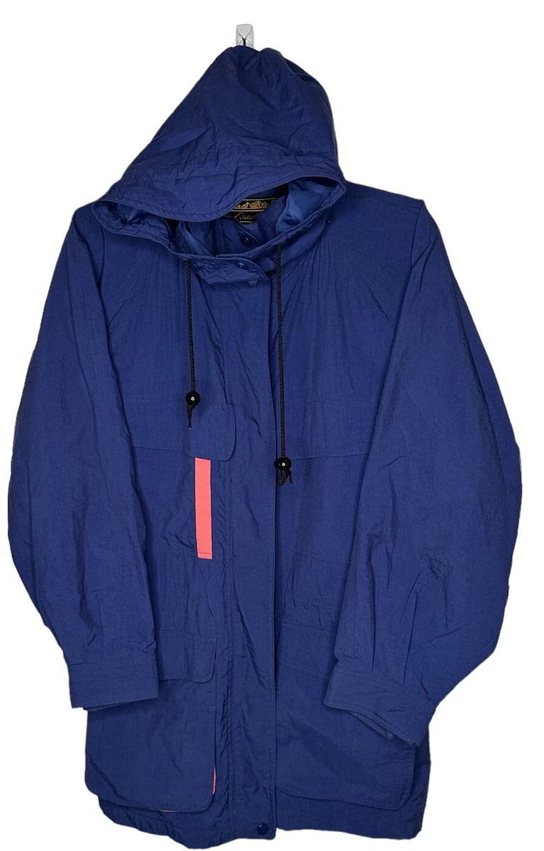 Veste d'extérieur eddie bauer m bleu des années 90