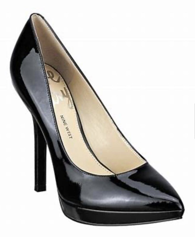 Lovely People Black Patent Leather Heels Size 6