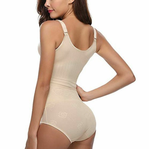 Women Full Body Waist Trainer Body Shaper Underbust Corset Cincher Bodysuits US - Picture 8 of 15
