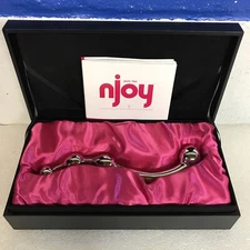 n-joy Fun Wand Stainless Steel Massager New With Case